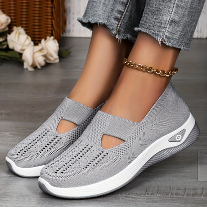 Wide Fit Women's Loafers Slip On Casual Work Shoes Soft Cushion Insole Comfortable Office Loafers, Women Shoes, Sneakers