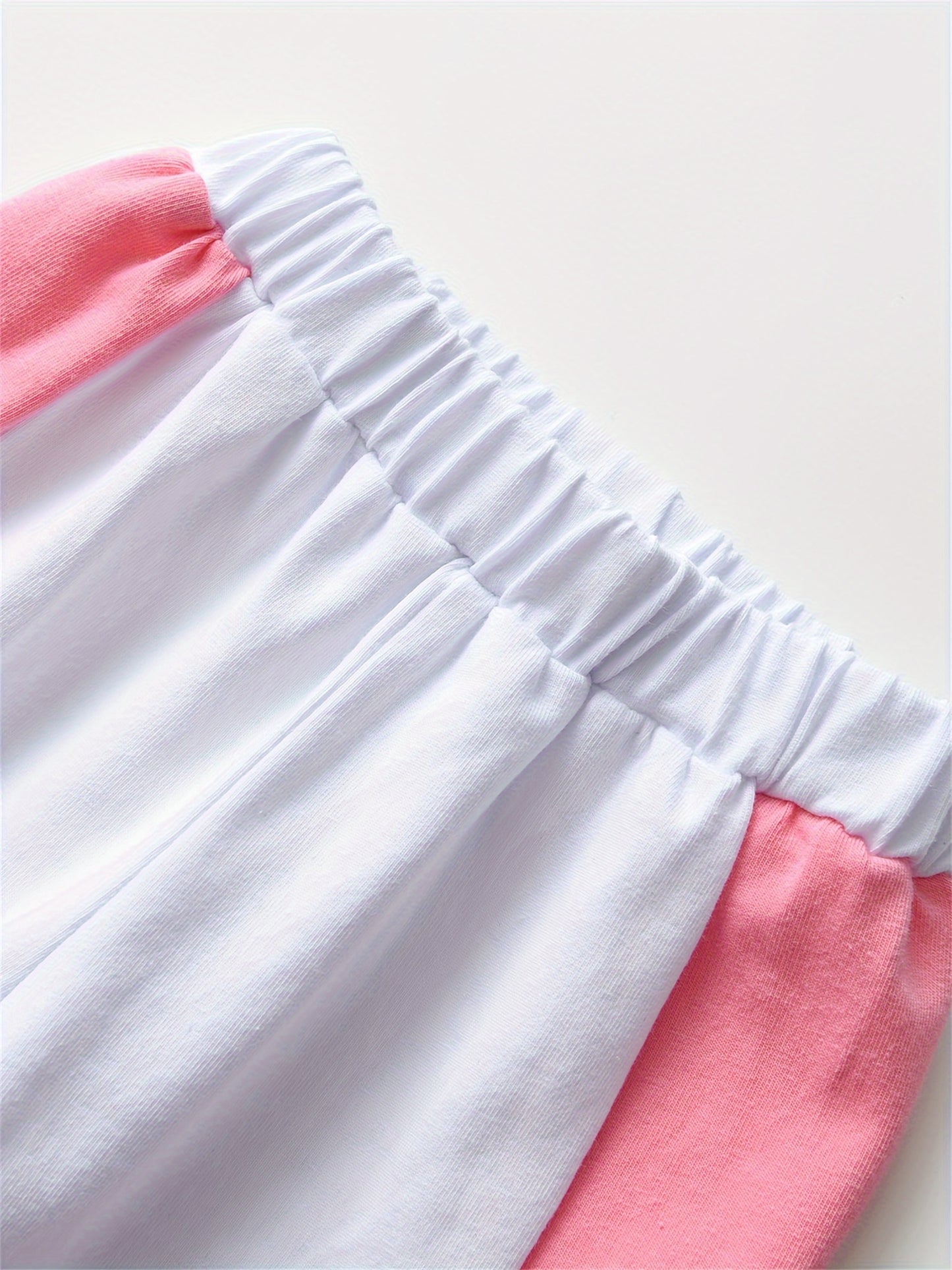 KuKitty Newborn Baby Girl Clothes Infant Girls 2pcs Outfit Set I Love Dad/Mom Print Bodysuit Tops And Pants, Perfect for Outdoor