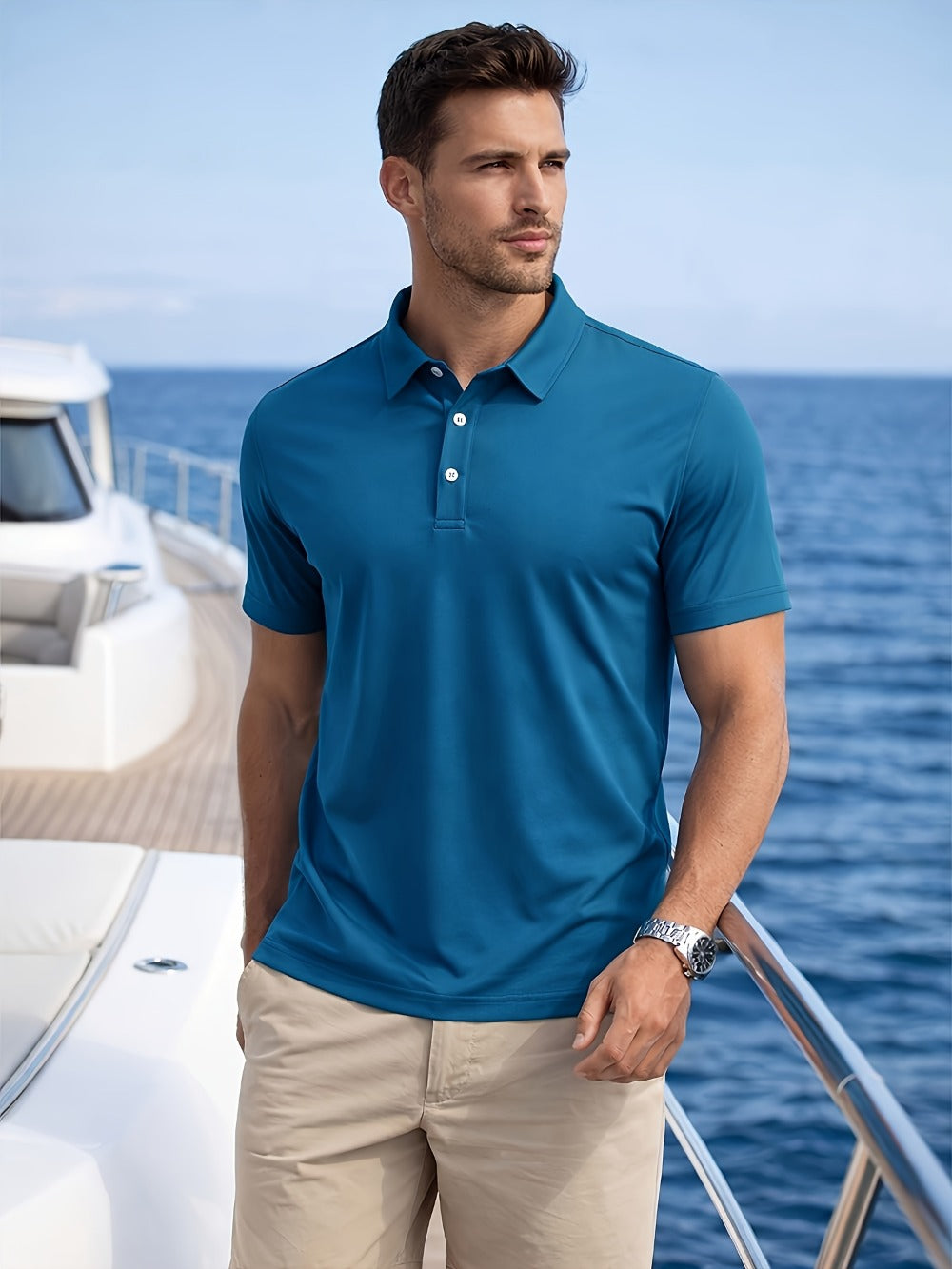 Men's Performance Shirt - Collared Short Sleeve 196389