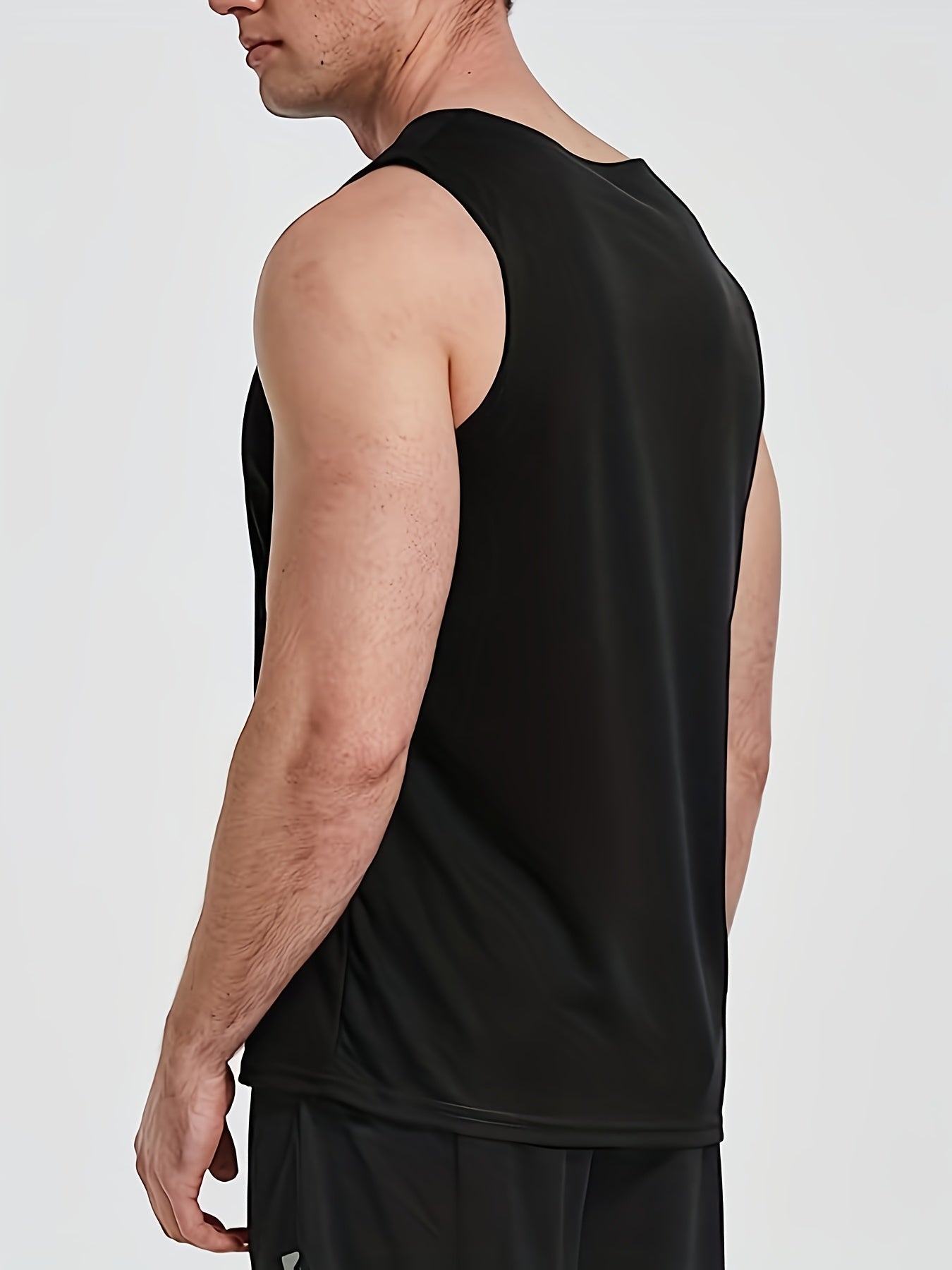 5pcs Men's Fitness Tank Top Sleeveless Mesh Muscle Fitness Shirt Quick Dry Fitness Tank Top Multi Color Fitness Training Wear, 2026, Valentine's Day, Gifts