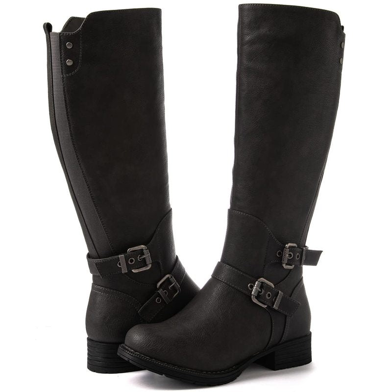 GLOBALWIN Women's Knee High Fashion Boots For Women