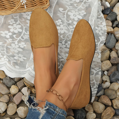 Lightweight Women's Elegant Mary Jane Flat Shoes | Comfortable TPR Sole Slip-on - Suitable for All Four Seasons, Women Shoes