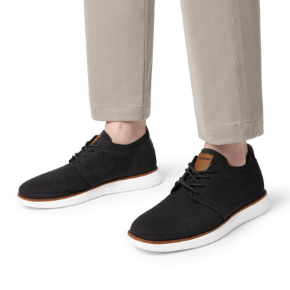 Bruno Marc Men's KnitFlex Breeze Mesh Sneakers Oxfords Lace-Up Lightweight Casual Walking Shoes
