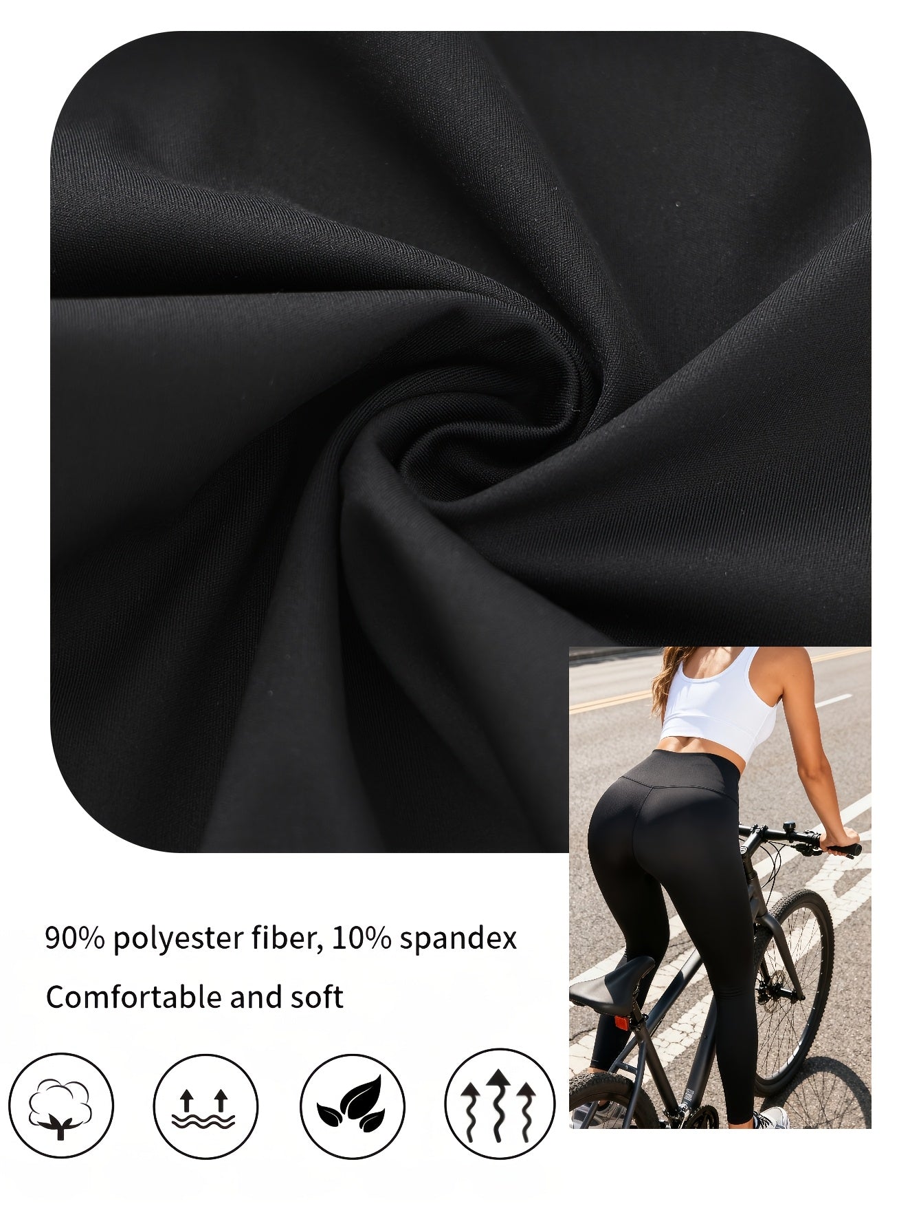 Lifting Sports Leggings for Women, Quick-Dry Soft Stretch Breathable, Outdoor Running Hiking Base Layer Leggings for Women, Ropa De Gym