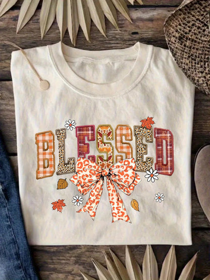Women's Orange Polyester Oversized Short-Sleeve T-Shirt - product view 10