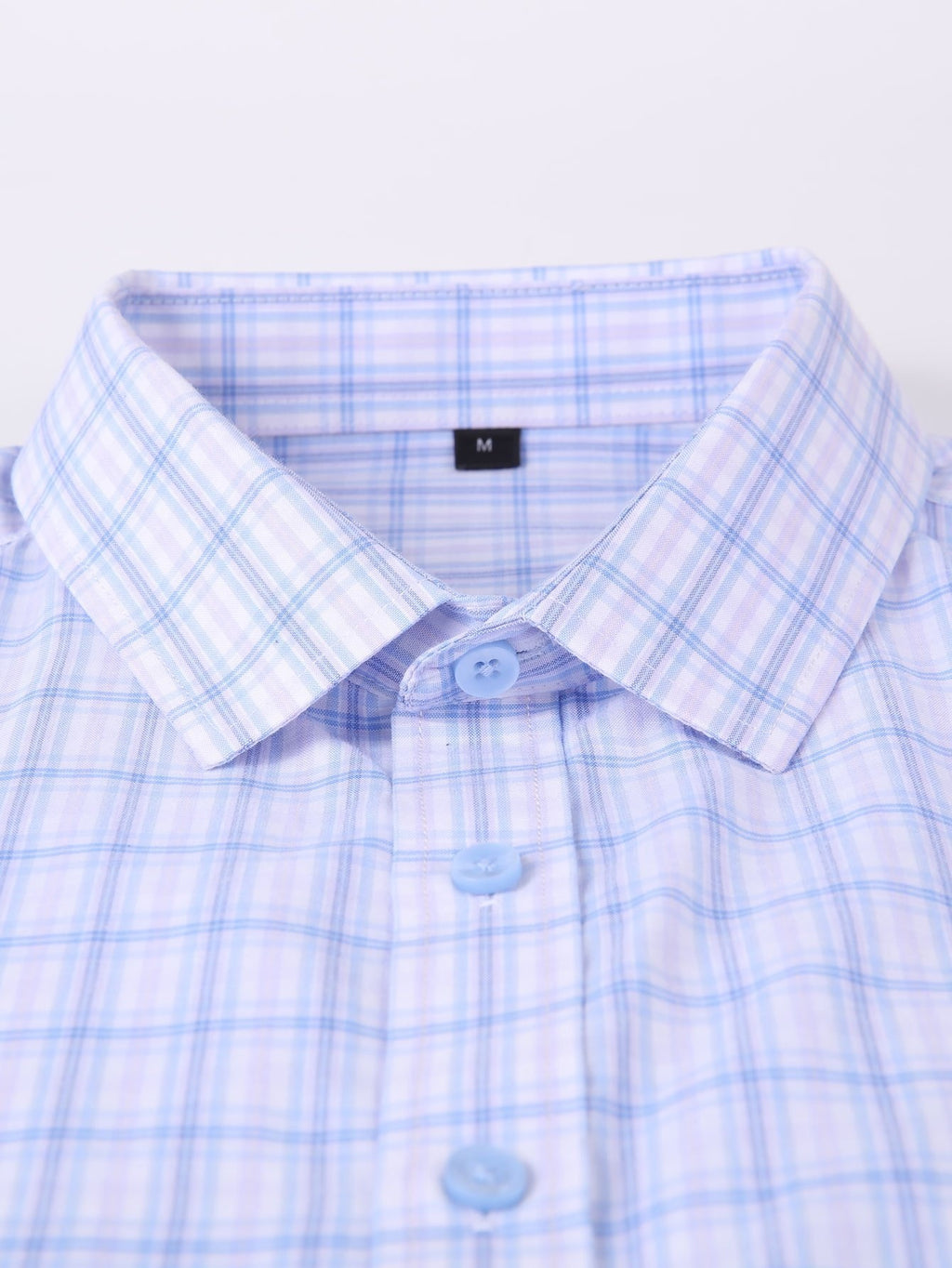 ! Men's Plaid Long Sleeve Shirt - Casual Button- with Pocket, 50% Cotton 50% Polyester, Comfortable Street Style & Commute Essential Fall Wardrobe