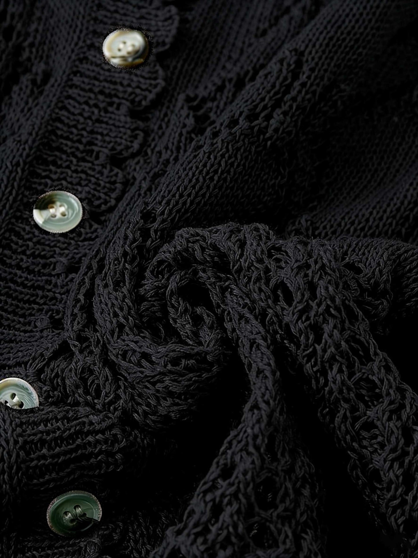 Plus Size - Large Size Women'S Casual Cardigan Light And Thin Short Sleeved Pearl Button, Semi Transparent, Round Neck All Season Versatile Layered Top