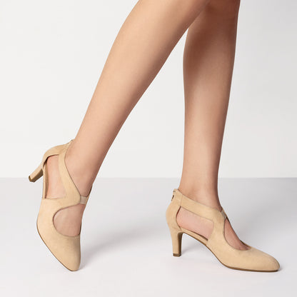 Women's Pumps Closed Pointed Toe Kitten Heels Elegant Party Wedding Dress Shoes for Women Comfortable Cross Strap Wedding Prom Party Stiletto Shoes for Women