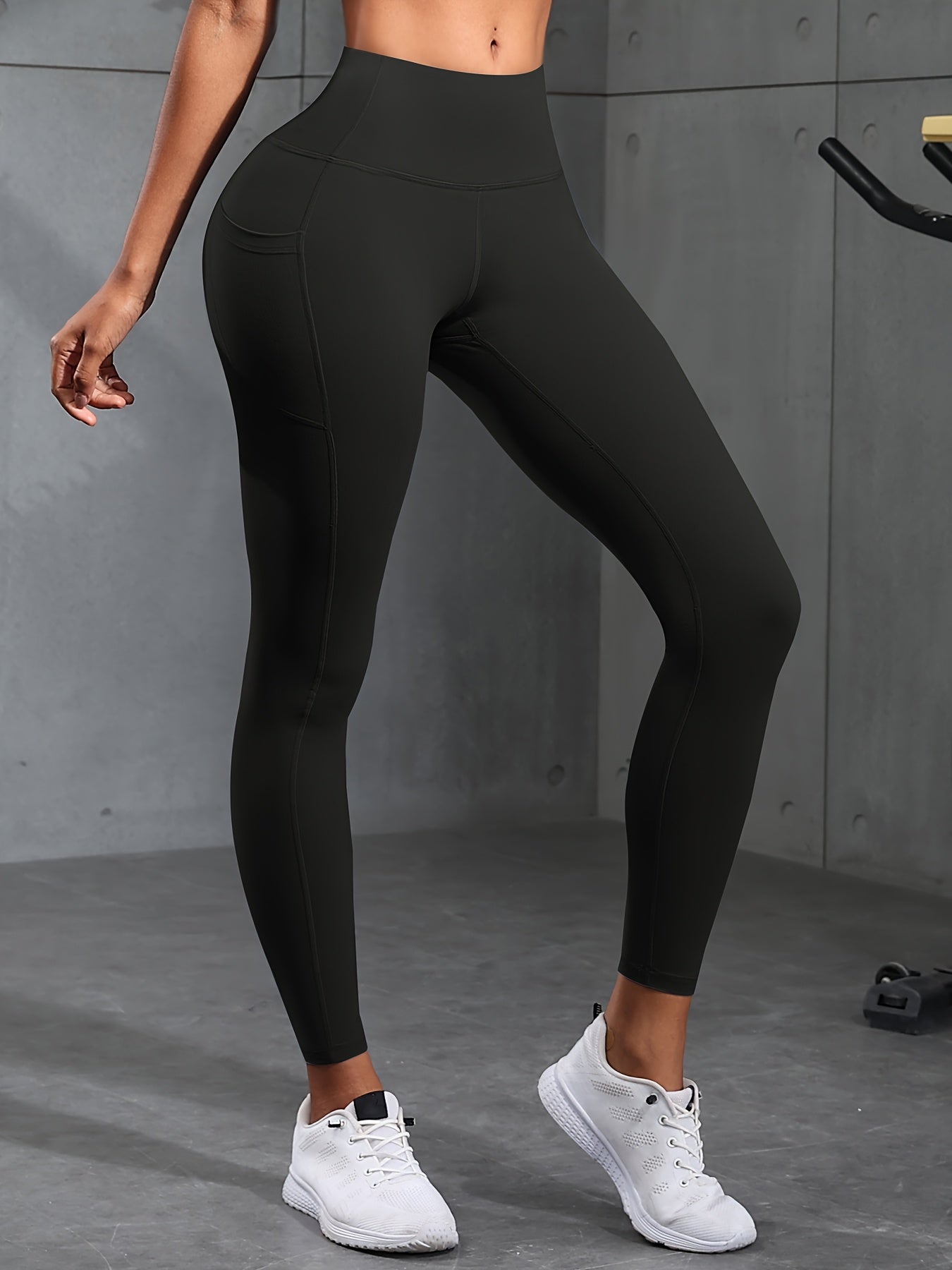 6pcs Leggings with Pockets for Women, High Waist Leggings
