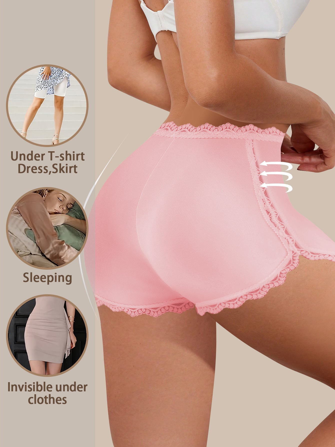 6-Pack Women' High-Waisted Panties - Seamless Full Coverage Underwear with Body Contouring Fit, Smooth Invisible Full Briefs, High- Elegant Daily Wear, Multi-Color Options (6 Pack Value) - for -Day & Lines