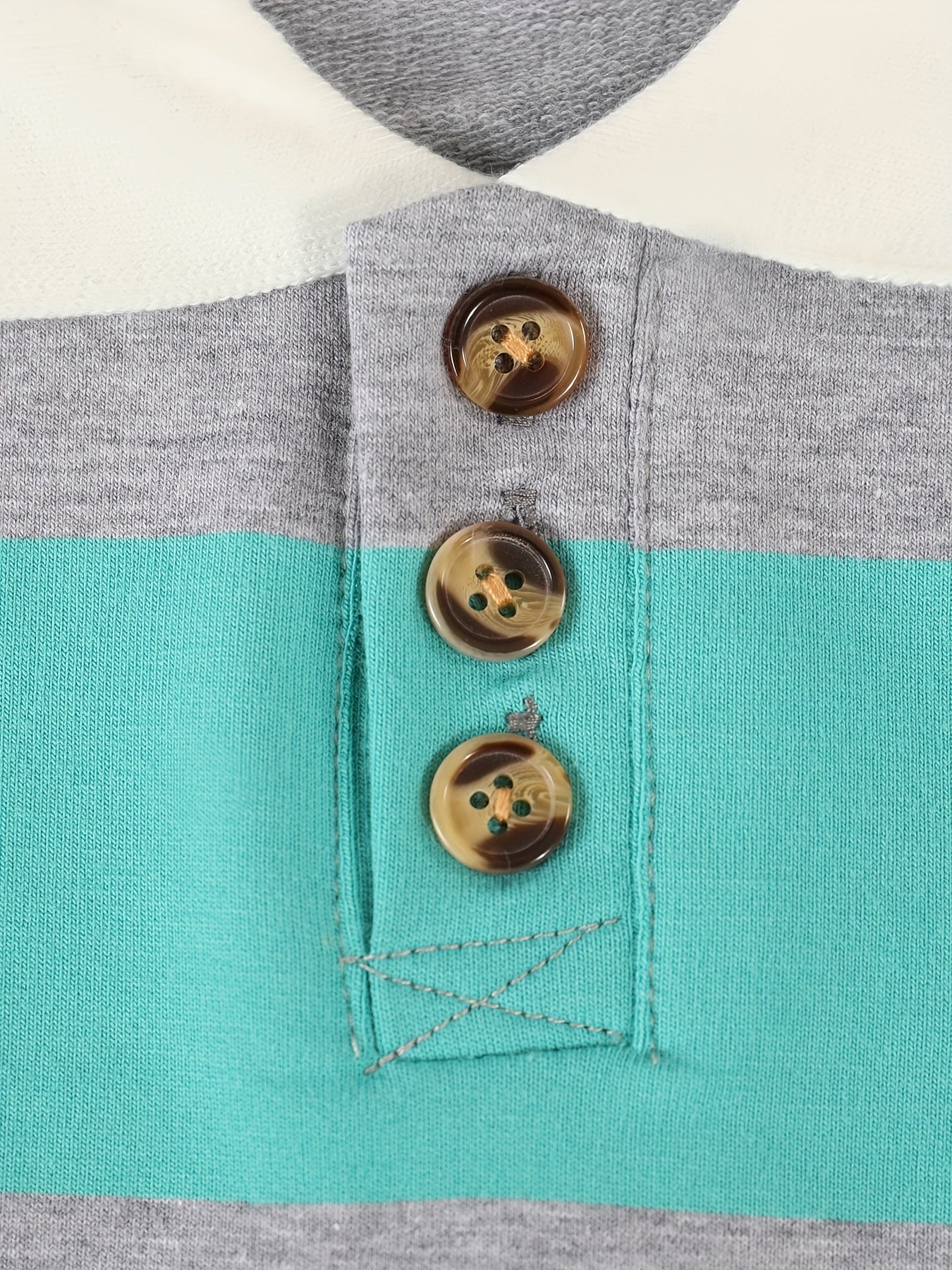 3pcs Boys' Long-Sleeve Pique Shirt Soft Casual Shirt School UniformFor Kids Boys' Clothes, Children's Clothes, 2-9 Years Old, Spring Clothes, Summer Clothes, Valentine's Day Gifts, Easter Gifts, Discounted
