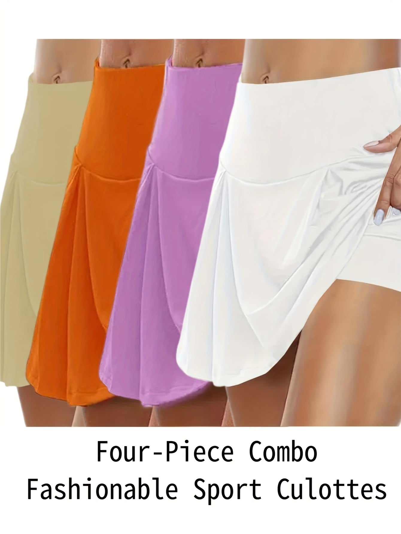 Women's Black+Red+Gray+Blue Shorts - product view 3
