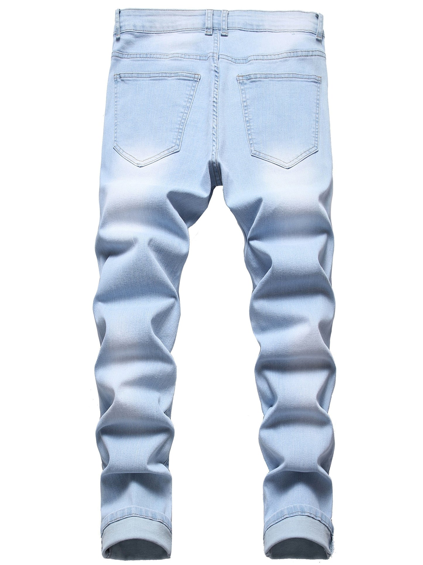 Men's slim stretch jeans - Comfortable & Flexible Fit - Denim Material - Perfect for Casual Wear - Ideal Gift for Fashionable Men