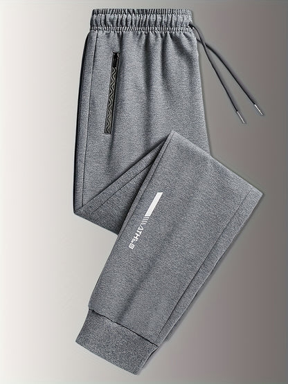 3pcs, Men's Pants Sports Casual, Stretch Loose, Premium, Zipper Leg Pants, Outdoor, Gifts, Men's Sweatpants,, Sweatpants Men, Joggers for Men, Pants for Men, Men's Trousers, Gifts for Men, Mens Christmas Gifts, Mens Gifts Ideas
