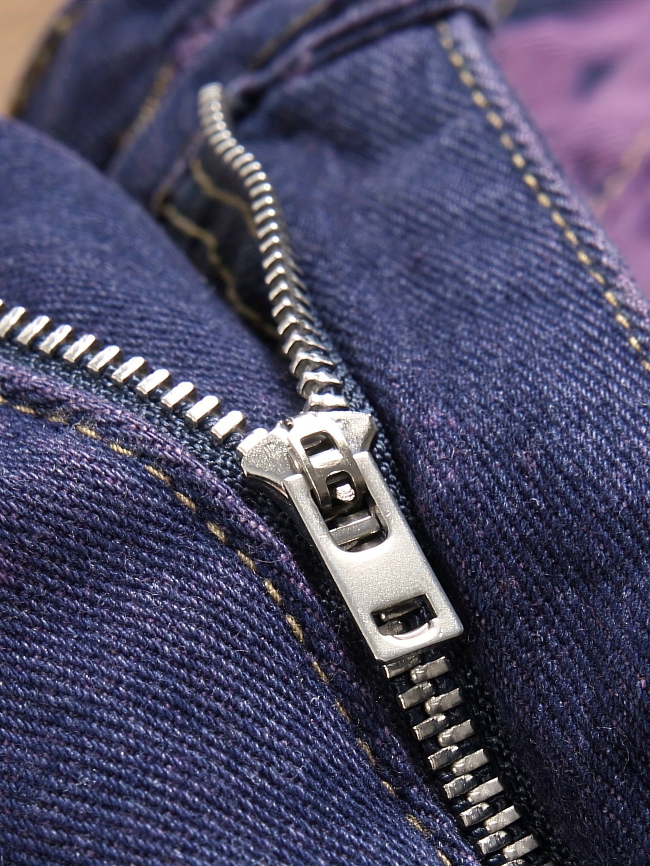 Fashion Trends Stacked Multi-post Fabric Tassels Holes Irregular Tie Flower Splashed Ink Jeans Casual Men's Trousers