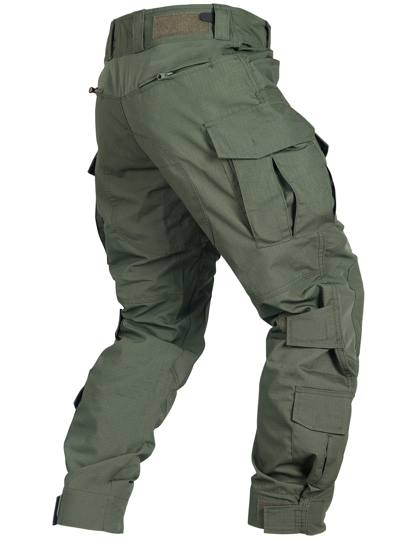Men'S Tactical Pants with Knee Pads, Outdoor Cargo Work Pants Hunting Pants 10 Pockets (No Belt)