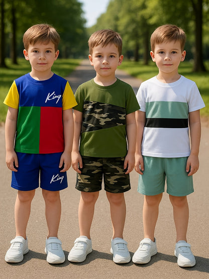Boys' Casual Outfit Set - Summer 2517