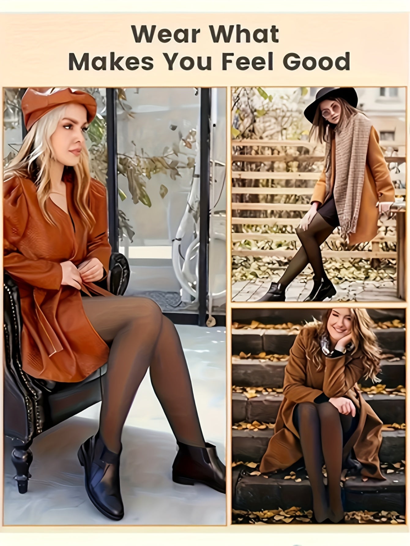 2pcs Set Lined Warm Leggings - [3 Combinations Available] Non-Slip, Scratch-Resistant, Fleece-Lined Warm Baselayer Tights, Perfect For Halloween, Christmas Gifts, Outdoor