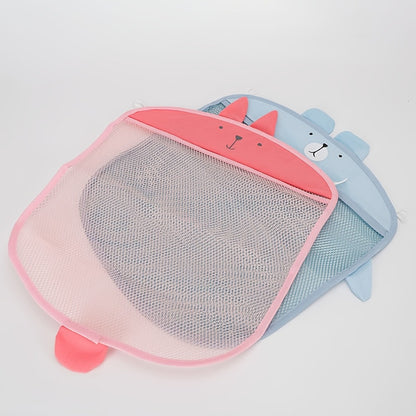 2-Pack Mesh Shower Caddy Bags - Drainable Suction-Cup Storage