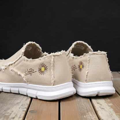 Women'S Casual Shoes, Lightweight And Comfortable Sneakers | Embroidered Details & Thick-soled Design | Ideal For Daily Commutes, Casual Walks, Campus Looks And Travels.Shoes For Women-Womens Shoes-Shoes For Women -Sneakers For Women