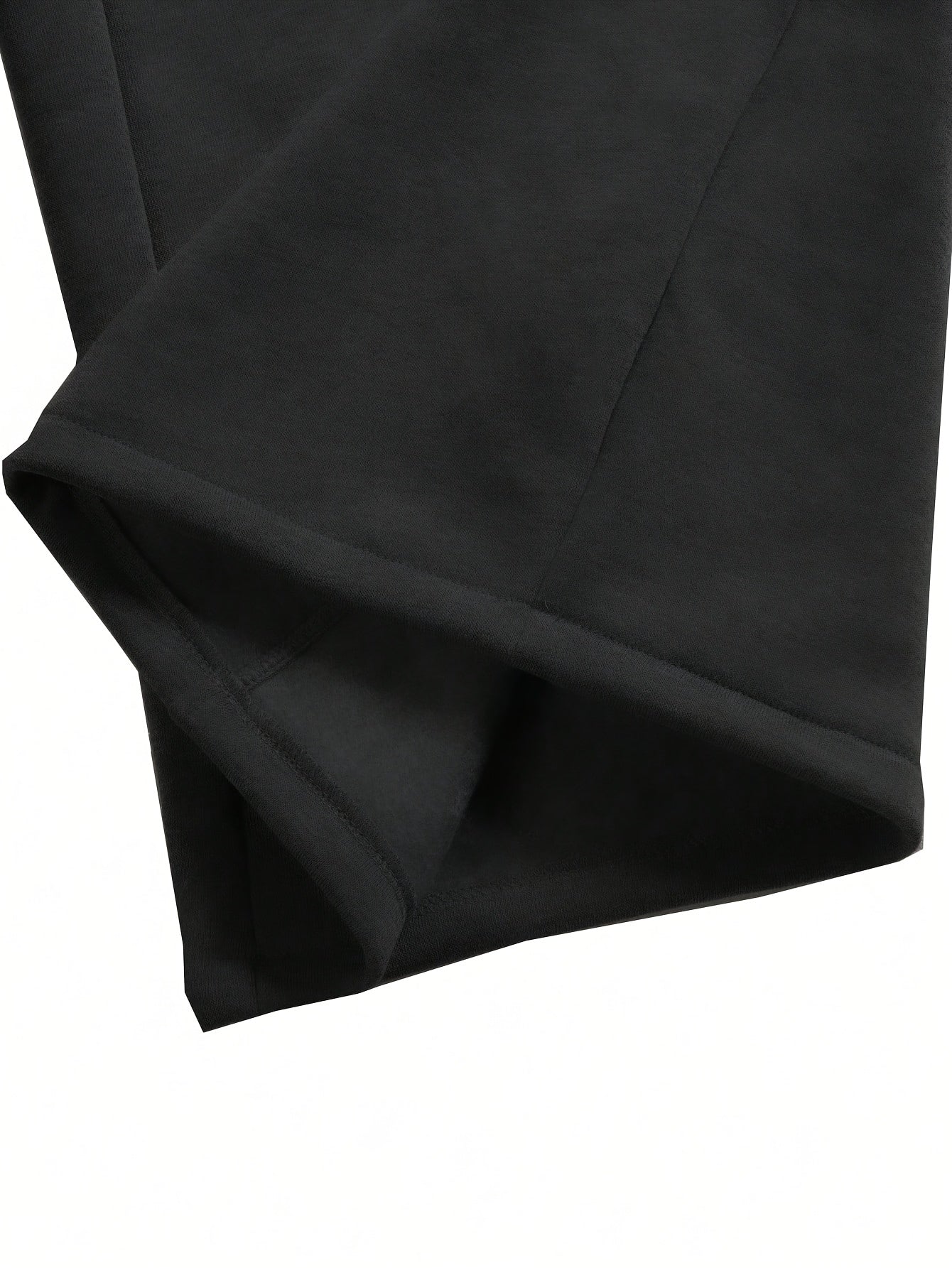 Men's Baggy Wide Leg Sweatpants with Drawstring Elastic Waist Casual Loose Fit Blend Track Pants with Pockets