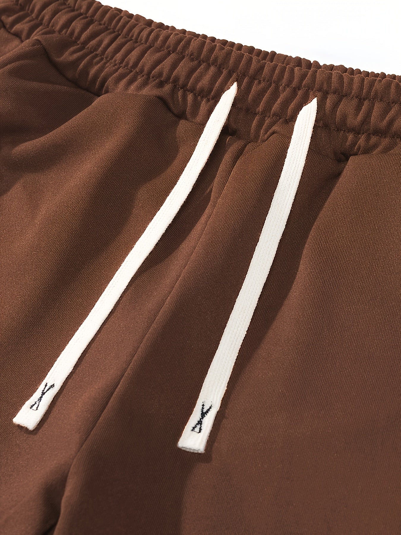 3pcs Men's Spring & Autumn Regular Fit Solid Drawstring Sweatpants with Pockets - Ideal for Outdoor Sports & Casual Wear