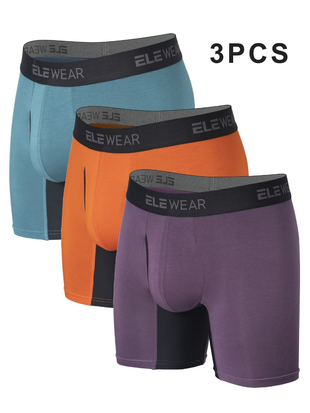 Men's Boxer Shorts - Moisture Wicking 3 Pack