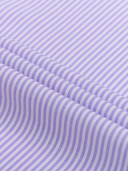Men'S Long Sleeve Shirt with Classic Stripes, Ideal for Business Formal Events, Perfect Gift for Him