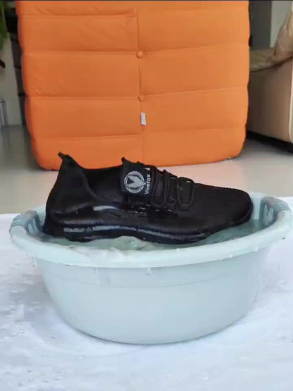 Solid Breathable Durable Sneakers for Outdoor Jogging - Men'S Comfy Training Shoes