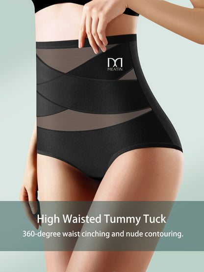 3 Pack High Waist Body Shaping Panties, Tummy Control Hi-Waist Short for Women