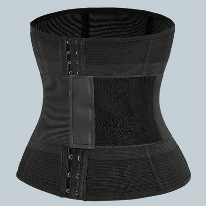 Tummy Control Waist Trainer Wrap, 90% Elastane 10% Fabric, Medium Compression Body Cincher with Hook & Eye Closure, Hand Washable Abdominal Shaper