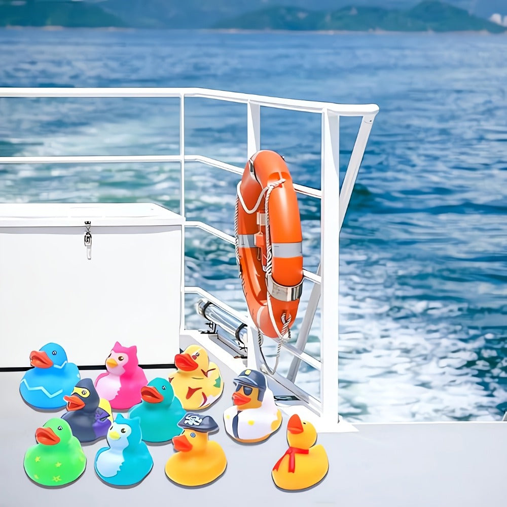 Rubber Duck Bath Toys - Assorted Mini Bulk Pack