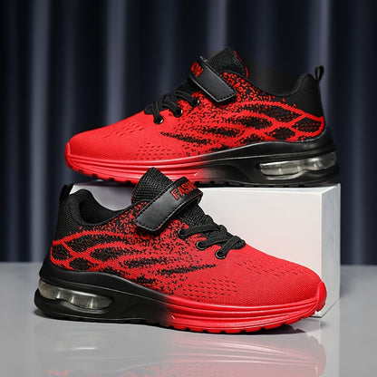 Boys' Casual Woven Shoes, Breathable And Lightweight Sports Shoes, Cool Low-top Comfortable Running Shoes For Spring, Summer And Autumn