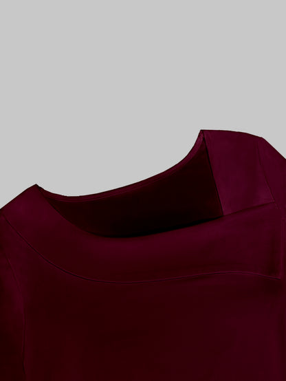 Women'S Fashion Casual Asymmetrical Long Sleeve Top