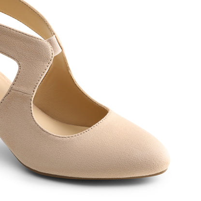 Women's Pumps Closed Pointed Toe Kitten Heels Elegant Party Wedding Dress Shoes for Women Comfortable Cross Strap Wedding Prom Party Stiletto Shoes for Women