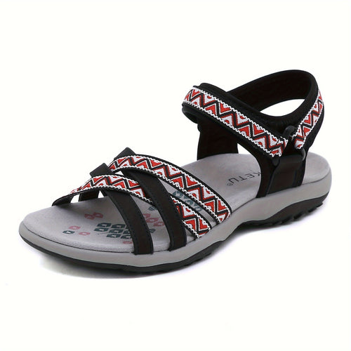 Ladies' Hiking Sandals Designed for Comfort, Featuring Arch Support And Adjustable Straps, Perfect for Outdoor Activities And Stylish for Summer Beach Outings.