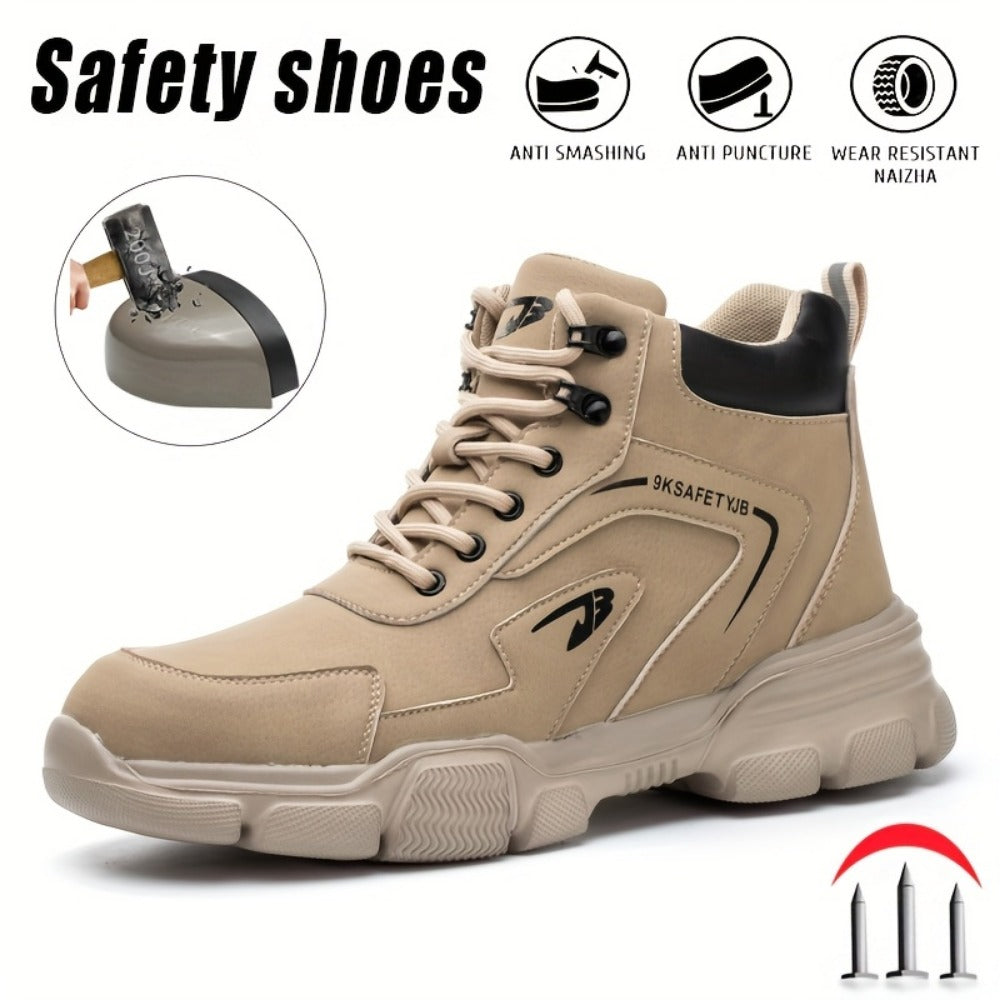 Men's Work & Safety Boots - Steel Toe Protection & Puncture Resistant 489509