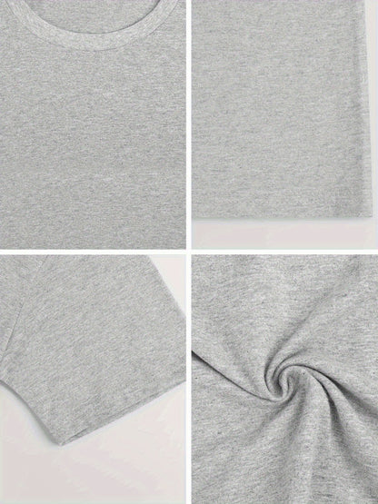 Men's Graphic T-Shirt - Round Neck Short Sleeve Travel Style 621349