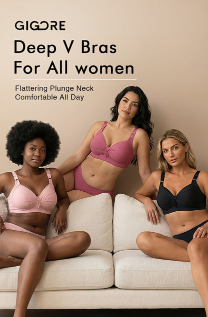 6pcs Set of Sexy Wireless Seamless Push-Up Bras for Women