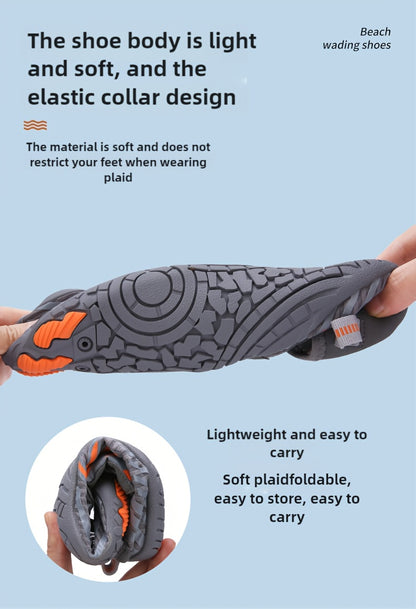 Lightweight Casual Wading Footwear for Men, Designed to Be Breathable And Quick-Drying, Featuring a Non-Slip Barefoot Design Suitable for Outdoor Beach Activities, Surfing, And Water Sports