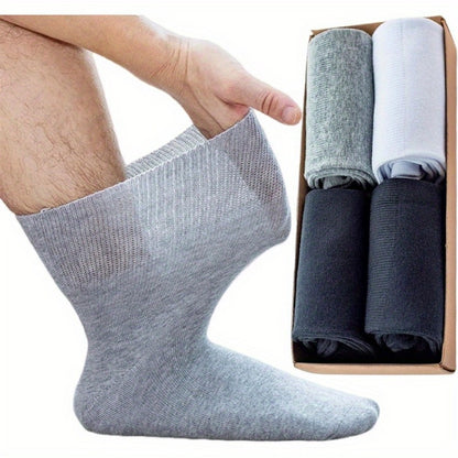 Men's Wide-Tube Socks - 4-Pair Pack - Loose-fit wide-tube design with arch support