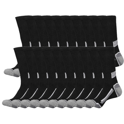 Men's Athletic Socks - 10/20/30-Pair Options