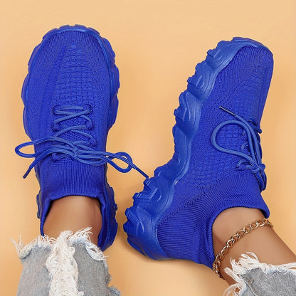 Christmas Gift Ladies Running Shoes, Outdoor Sports Shoes, Elastic Socks, Soft-soled Shoes, Breathable Women'S Shoes Suitable Gift For Mom Or Girlfriend.