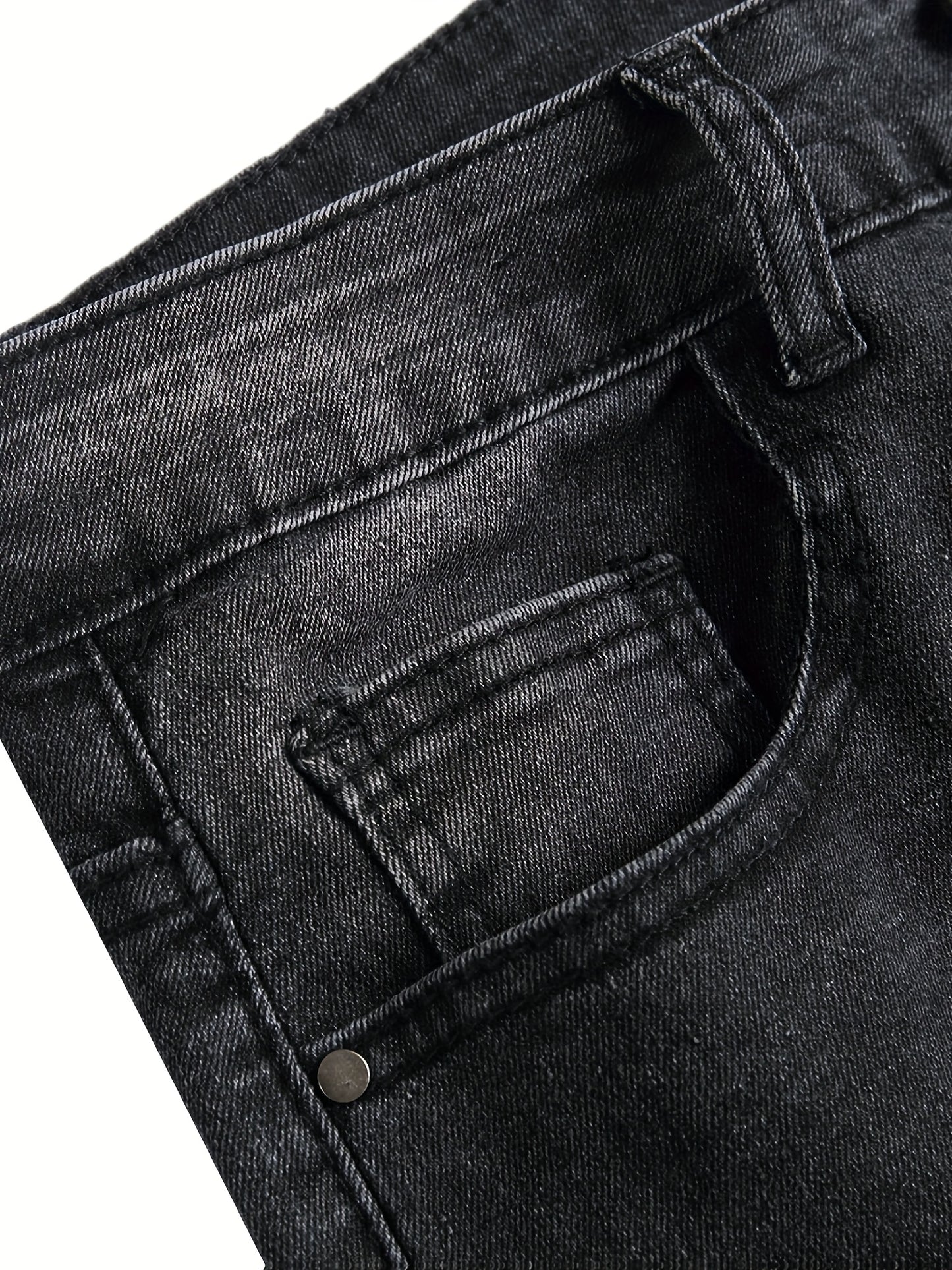 Ripped Stretchy Jeans That Are Stylish And Modern, Perfect for Casual Outings And Versatile Enough for Various Occasions