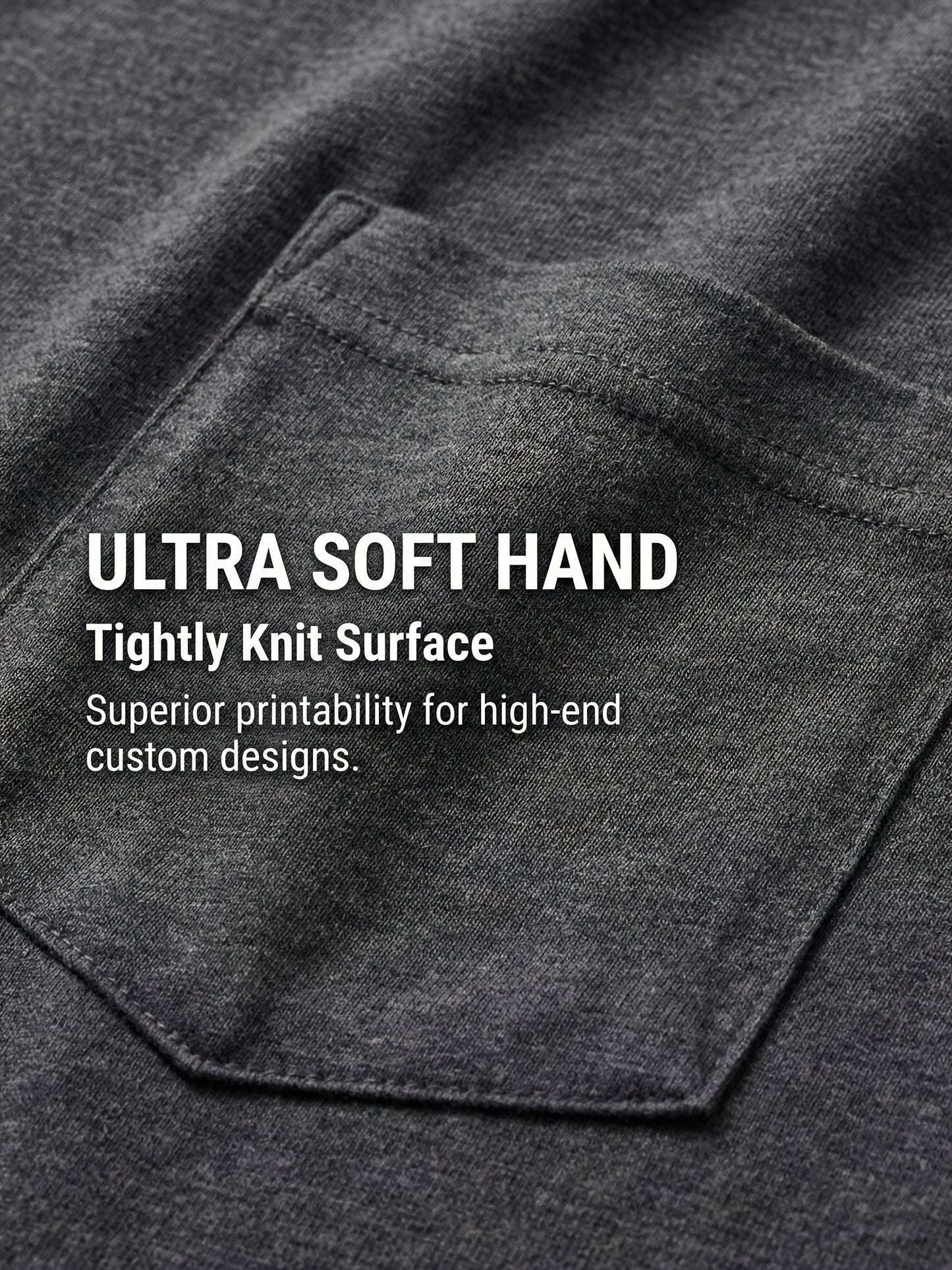 5pcs Men Unisex 100 Cotton Pocket T Shirts Short Sleeve Crew Neck Loose Fit Solid - product view 9