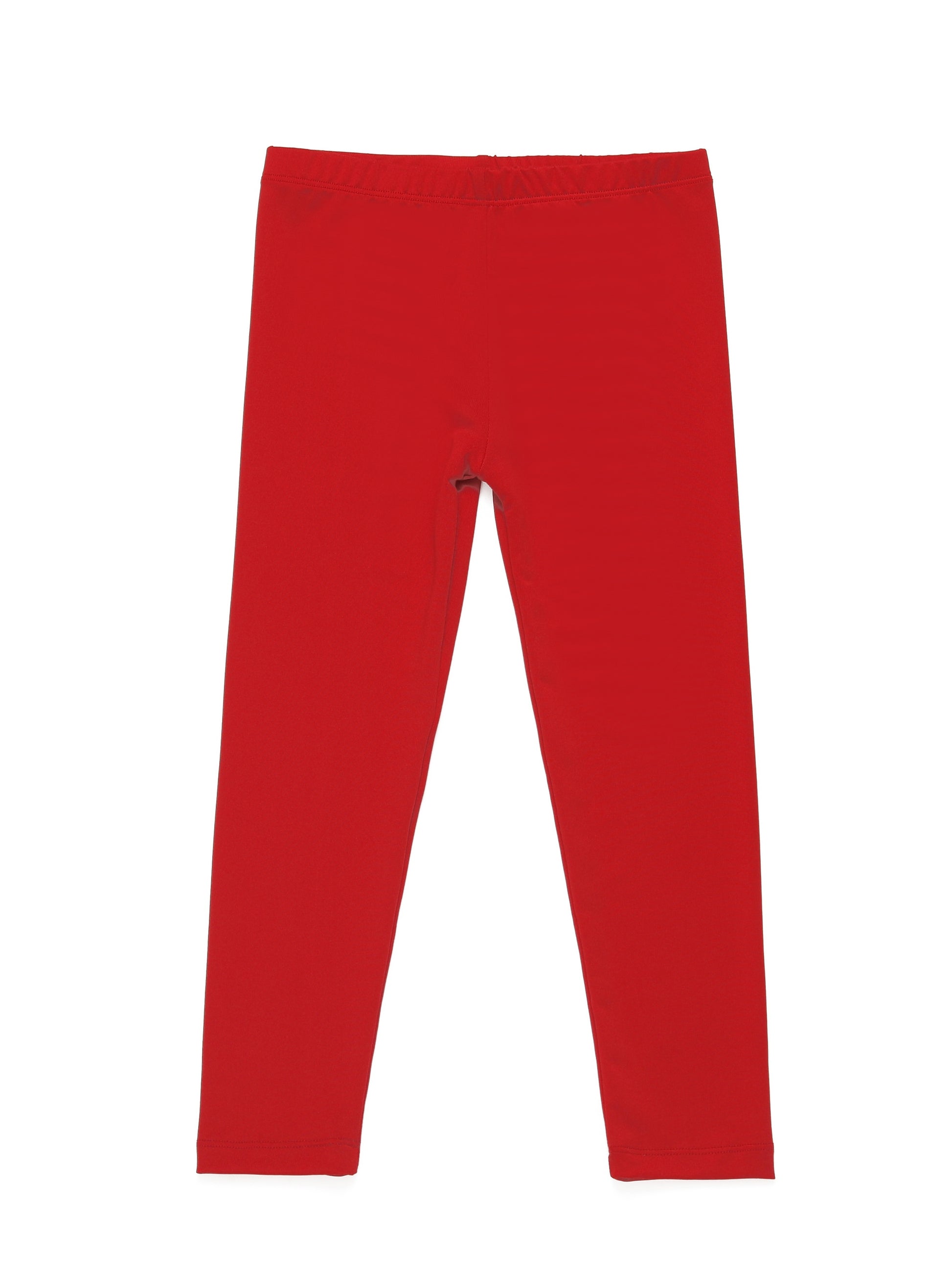 Girls' Black + Big Red + Deep Purple + Dark Green + Navy Blue + Light Pink + Deep Pink + Light Violet + Light Celadon + Yellow Leggings - product view 13