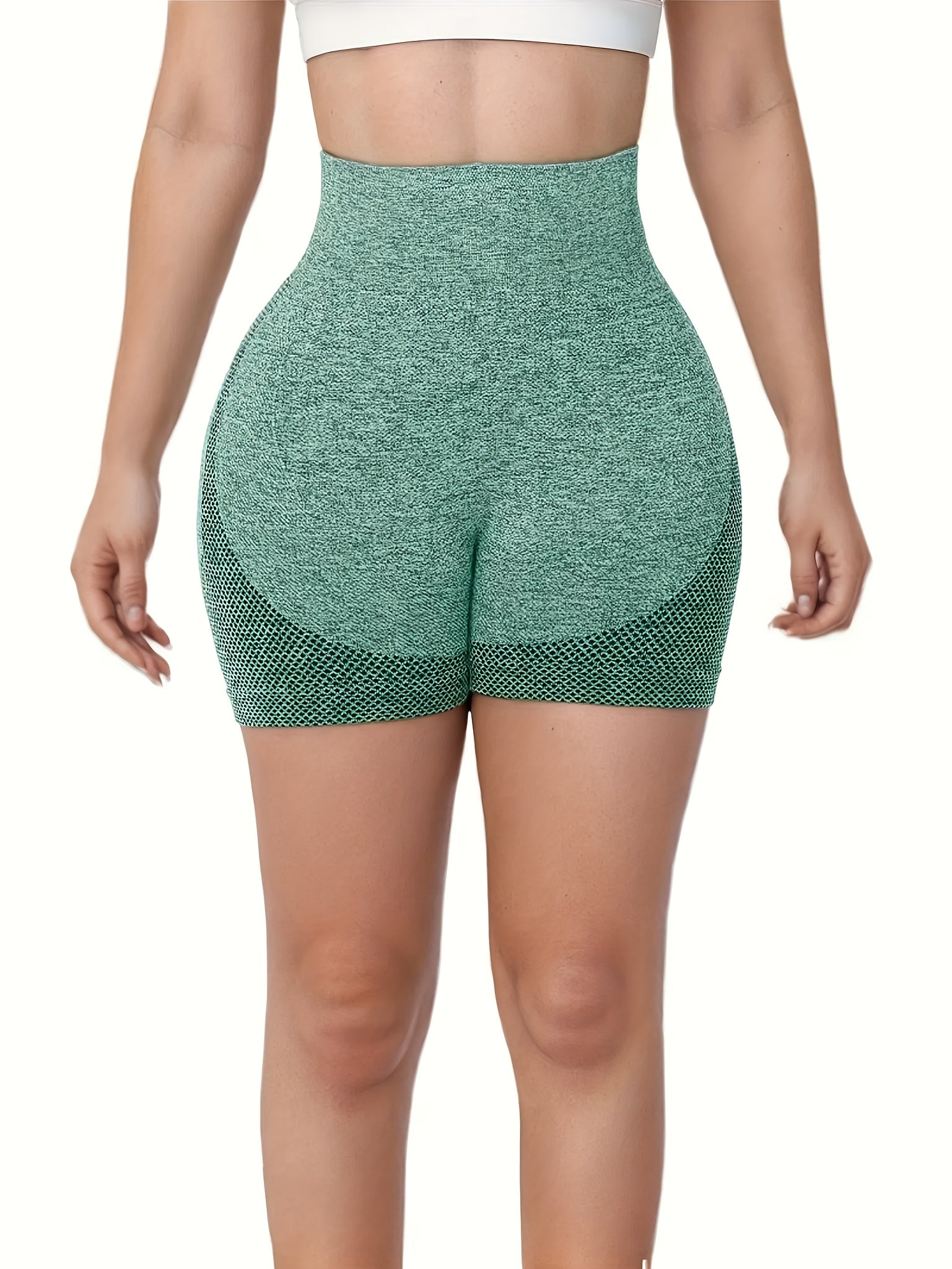 Women's Mixed colors Knit High-Waist Pants - product view 4