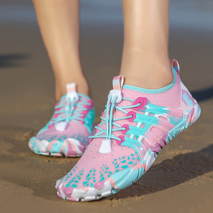 Ultra-Flexible Barefoot Footwear for Women, Designed for The Beach with Non-Slip Features, Suitable for Water Activities, Breathable And Quick-Drying. Also Available for Men, Ideal for Fitness, Swimming, Amphibious Fishing, And Hiking