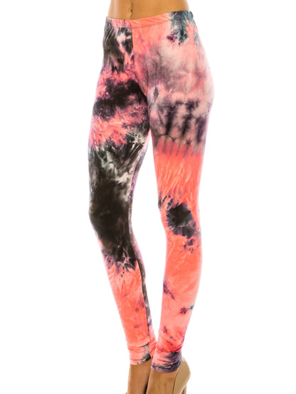 Leggings For Women Buttery Soft Classic Tie Dye Yoga Leggings