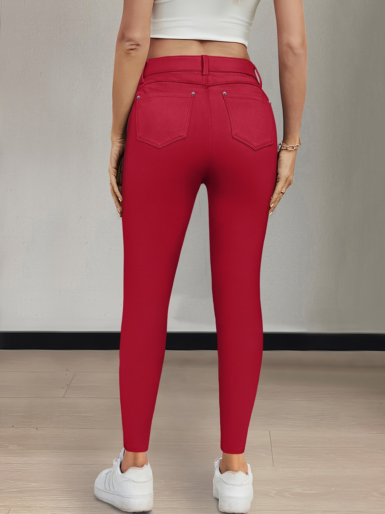 Black High-Waist Jeans - product view 18